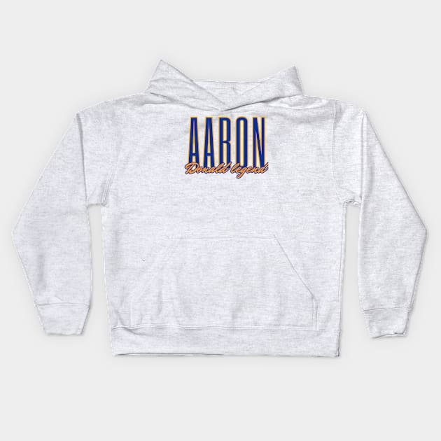 AARON DONALD LEGEND Kids Hoodie by Lolane